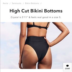 Aerie High waisted bikini bottoms